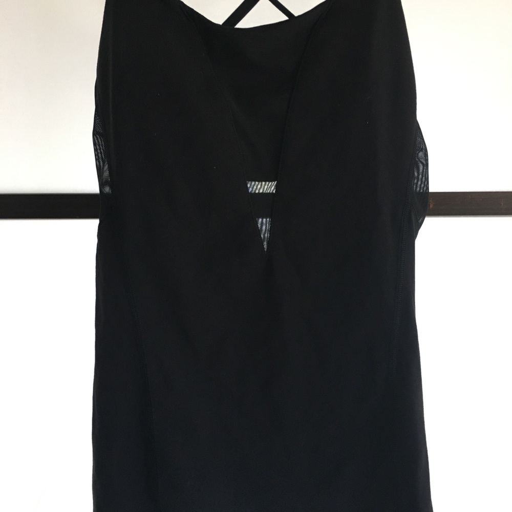 Black with mesh inserts